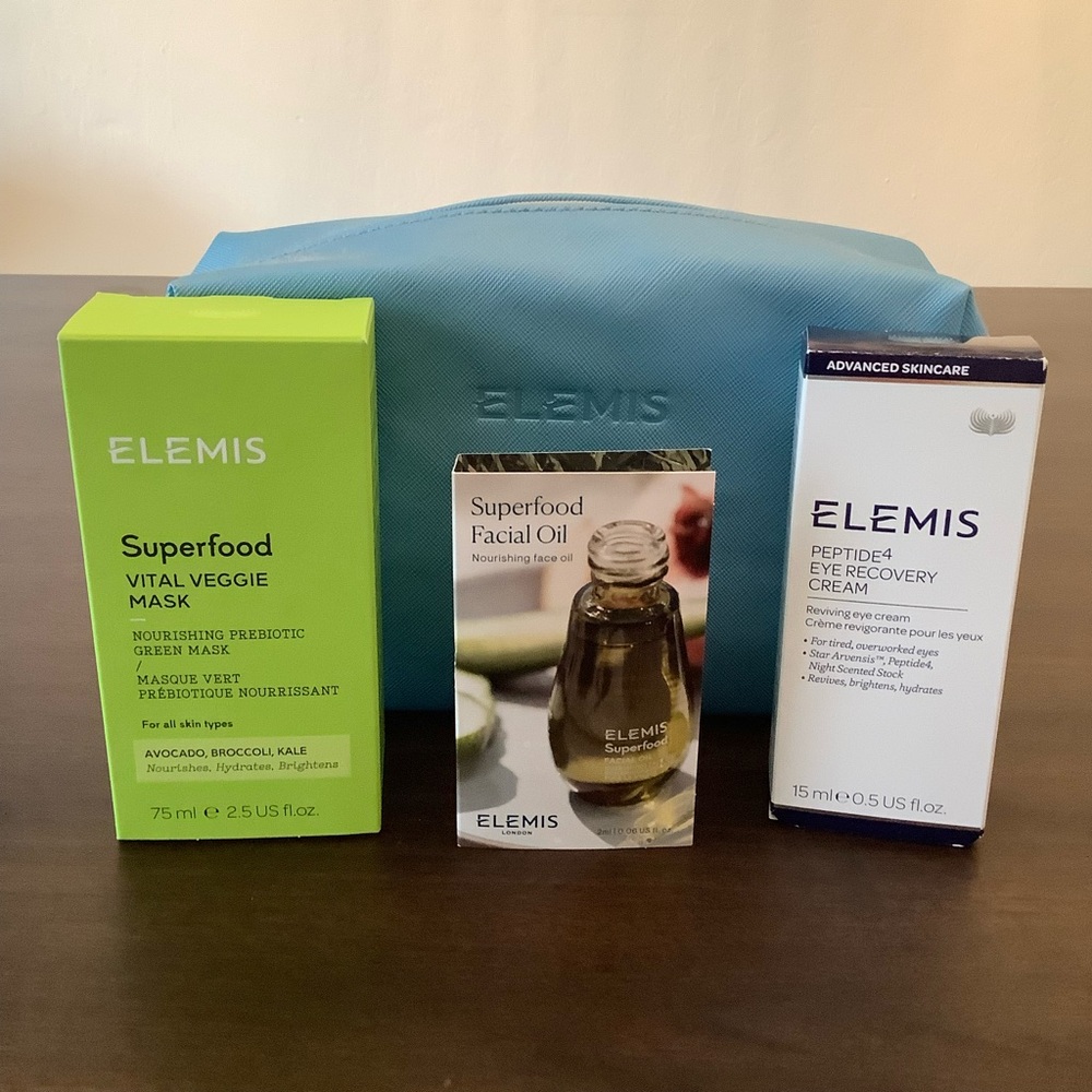 Elemis Skincare Bundle with Cosmetic Bag